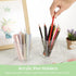 Generic Set 10 Of Acrylic Holders For Pens And Brushes, Clear Organizer Cups, Storage For Office, Home, And School