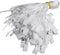 7 Inch 1000Pcs White Nylon Hang Tag String Snap Lock Pin Loop Fastener Hook Ties Tag Strings, Easy and Fast to Attach by Tangyinrd