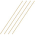 Brass Solid Round Rod Lathe Bar Stock, 1/8 Inch Diameter, 14 Inches Length, 4 PCS