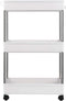 HopeHope 3-Tier Rolling Storage Organizer - Mobile Utility Cart Kitchen Cart with Wheels,