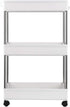 HopeHope 3-Tier Rolling Storage Organizer - Mobile Utility Cart Kitchen Cart with Wheels,