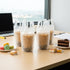 PercyEffie 1000 6" 11" PCS Drink Carrier for Delivery, Bulk Clear Plastic Cup Bag with Handle, Portable Coffee
