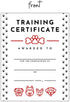 Pet Training Certificate of Completion | 50 pk 8.5 x 11” for Dog Trainers and Service Animal Graduation