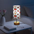 MOOCG 3 Dimmable Ice Cream Design Touch Control Table Lamp with Fabric Shade, Color Temperatures LED Desk Lamp, Eye