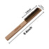 MAXMAN Brass Brush Set 4Pcs, Soft Brass Bristle Wire Brushes with 10 Inch Beechwood Handle, Metal Brush for Cleaning