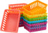 Bright Creations 12 Pack Small Plastic Classroom Storage Bins for Organization, School Supplies, 6 Colors