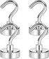 LOVIMAG Cruise Magnets for Door, 25lbs Magnetic Hooks for Hanging, 4 Pcs Neodymium Magnets for Refrigerator, Ceiling,