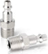 GASHER 1/4-Inch NPT Male Industrial Air Plug,1/4-Inch High Flow Pneumatic Plugs 300PSI (20-Pack) by GASHER