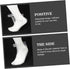 Generic 200Pcs Disposable Stirrup Foot Covers for Salons Oil-Resistant Waterproof Pedicure Accessories Try on Socks
