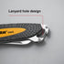 Folding Linoleum Flooring & Roofing Knife - Lock-back Electrician Knife with Hawkbill Blade for Wire Stripping