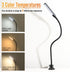 Clip on Reading Light, Clip Light, Warm & Daylight & White Light 3 Colors, Eye-Care Clamp Lamp with 10 Dimmable Illumination Modes by CeSunlight