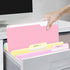 SUNEE File Folders, 30 Pack Manila Folders 8.5 x 11, Colored File Folders for Home Office School Supplies, 6 Bright