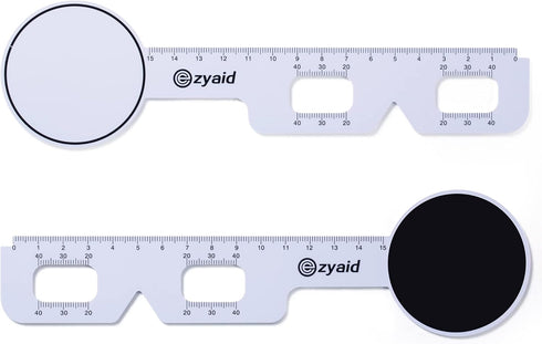 Rosenbaum Pocket Eye Chart with PD Ruler and Eye Occluder, Combo Kit for Near Vision Test and Visual Acuity Exam