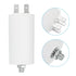 PATIKIL 10uf CBB60 Run Capacitor - AC 250V 4 Pins 50/60Hz Cylinder Bottom with M8 Screw for Washing Machine Pump Motor
