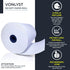 Receipt Paper Roll 3 1/8 x 230 for Square Register and Square POS System, Pack of 12 Rolls -