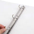 PP Hardcover 4 6 9 Ring Binder/Organizer/Planner for Inserted Sheets, Spiral Refill Paper, School Office Supplies (A4-4