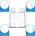 WINFFOR Acrylic Notepad Holder Dispenser - 4x6 in Sticky Note Memo Holder, Self-Stick Note Pad Organizer (W/O Pads),