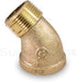 Everflow Supplies BRSF0034-NL 3/4-Inch 45-Degree Street Elbow, No Lead by Supply Giant
