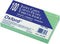 Oxford Ruled Color Index Cards, Green, 3" x 5", 100 Per Pack (7321 GRE)