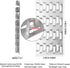 Pronged Truss Plate Flat Mending Plates Repair Tie Bracket Galvanized Steel 1 mm Thick for Roofing Trusses Wood