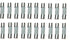 F25A250V Fuse, 25A Fast Blow Ceramic Fuses, 20 pcs, 6x30MM, 25Amp 250v Fuses