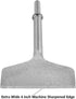 Firecore 4-inch Wide Air Chisel Bit, 0.401 Inch Shank Tile & Thinset Scaling Chisel for Wall and Floor Scraper