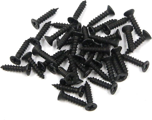 Geesatis 20 pcs Black Metal Keyhole Hangers for Mirrors, Cabinets, Picture Frames, Heavy Duty