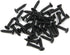 Geesatis 20 pcs Black Metal Keyhole Hangers for Mirrors, Cabinets, Picture Frames, Heavy Duty