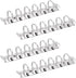 BENECREAT 4 Pcs 6 Holes A7 Ring Binder Mechanism Replacement Kit with Screws