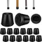 VOCOMO 3/4" Round Rubber Chair Leg Tips Caps, Chair Leg Floor Protectors