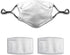 Reusable Windproof Face Mask with Filter for Men and Women