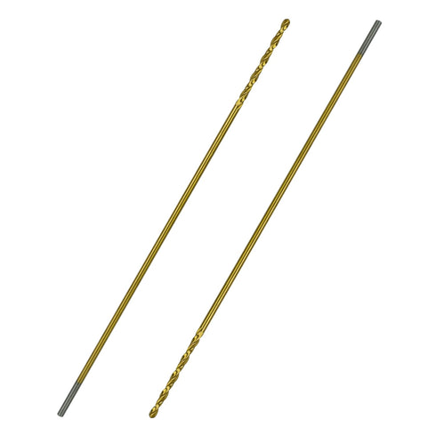 Tools 3/32 Inch x 6 Inch Cobalt Aircraft Extension Bit – 2 Pack M35 Cobalt Drill Bit for Steel, Hard Metal