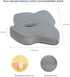 Generic Tailbone (18x16x4in)(Black) Gaming Seat Cushion, Ergonomic Memory Foam Chair Pad for Office & Pro Gaming