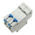 uxcell 2 Poles 25A 400V Low-voltage Miniature Circuit Breaker Din Rail Mount DZ47-63 C25