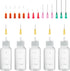 30ml Precision Tip Applicator Bottle with Blunt Tip Needle and Cap, 18G 20G 25G Squeeze Bottle
