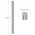 5pcs Round Rods 6.4mm x 100mm High Speed Steel (HSS) Lathe Bar Stock DIY Craft Tools for Turning Facing Drilling Threading