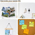 Picture Hanging Kit, Push Pins, Double Headed Thumb Tacks for Wall Hooks, 20 Pack, Black