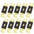 Baomain Bolt Fuse ANL-B 200A for Car Audio System, Gold Tone RoHS, 10 Pack