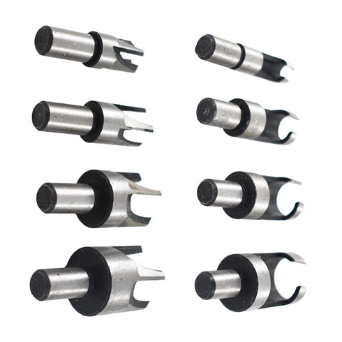 8-Pack Wood Hole Plug Cutter Set, High Carbon Steel Cutting Tools for Woodworking Hole Saw Cutting 6MM 10MM 13MM 16MM