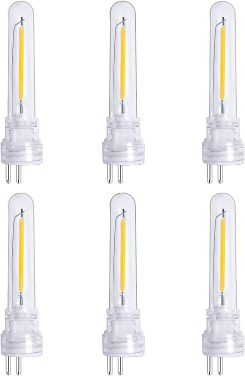 String Lights Replacement LED Bulb, 6 Pack, 2700K Warm White, S14 Shatterproof Waterproof Dimmable Light Bulb