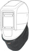 LIMXYZ Split Cowhide Wrap-Around Helmet Bib Cover with Press Fit Seal, for Most