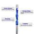 1/4" 1-1/8" 3",Carbide Compression Spiral Flush Trim Router Bit with Double Ball Bearing, Shank Cutting Length Extra