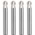 1/4-inch Shank, 1/4-inch Cutting Dia, 2-Flute, Carbide Tipped Groove Round Nose Core