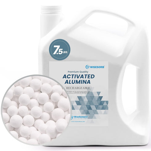 Wisesorb 7.5 LBS Activated Alumina, Reusable Desiccant Dehumidifier