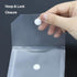 Plastic Envelopes, 10 Pack Poly Hook Loop Closure, Receipt Stickers Storage Holder Document Folders