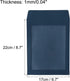 PATIKIL Full Face Window Envelopes 10 Pack A5 Clear Single Sided for Mailing Statement Photos Catalogs, Blue by PATIKIL