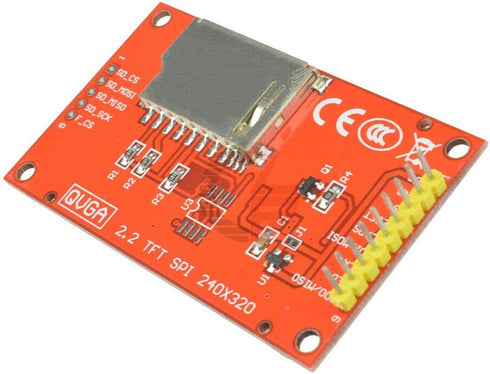 HiLetgo 2.2 Inch ILI9341 SPI TFT LCD Display, 240x320 with SD Card Slot for Arduino & Raspberry Pi