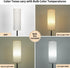 Bulb/No FRIDEKO HOME Floor Lamp with Beige Shade, Simple Design with Foot Pedal Switch, Small Tall Lamps for Living