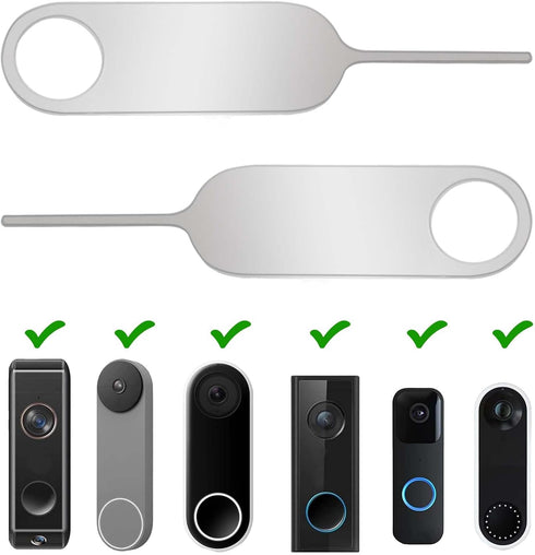 2-Pack Doorbell Key Tool, Security Key Replacement Tool for Arlo, Nest, Eufy Video Doorbell, Release Removal Pin