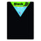 Flipside 40085 Black Dry Erase Boards, 0.25" Height, 18" Width, 24" Length, Black